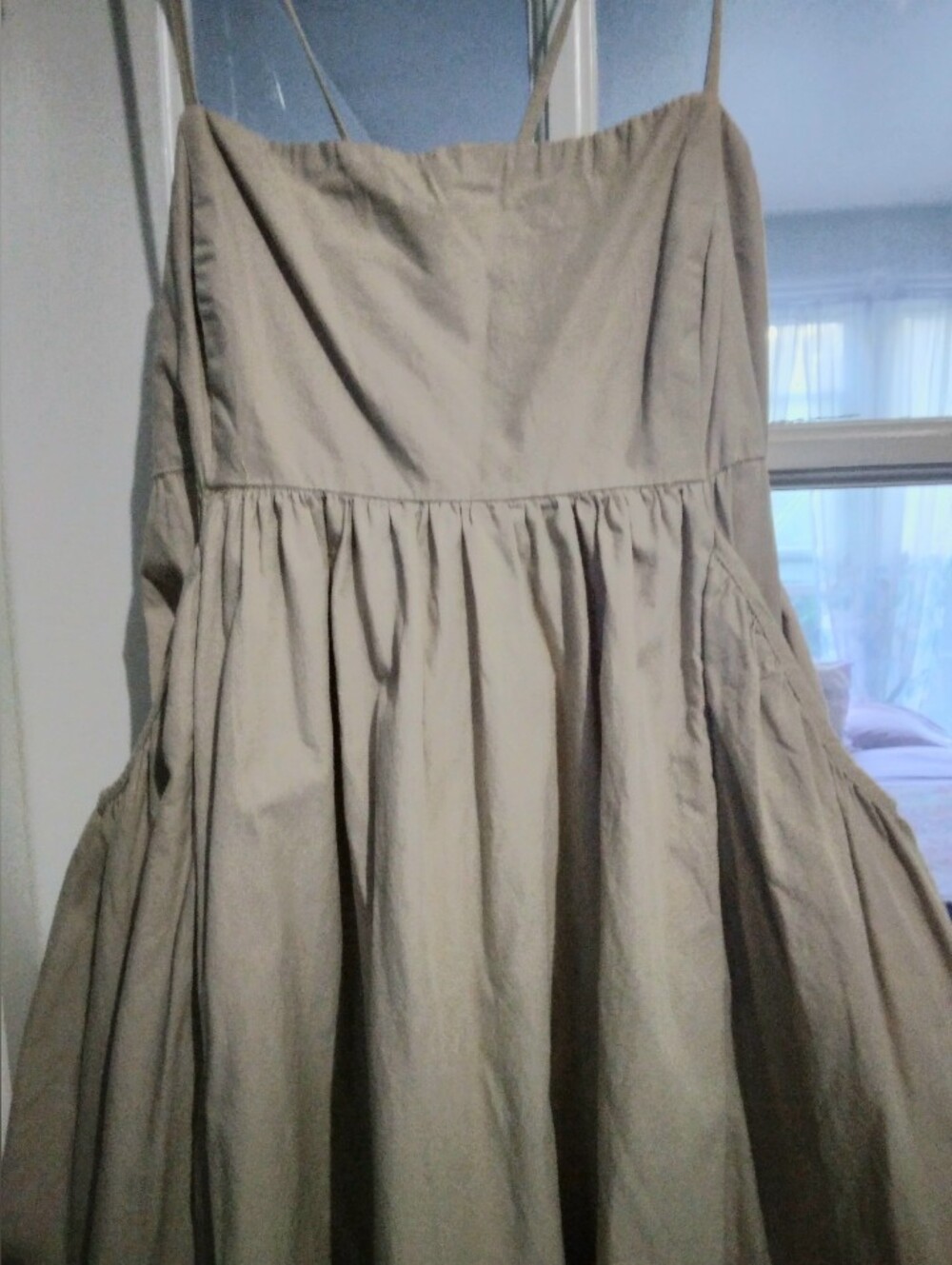 Boho Tan Midi Sun Dress - Picture 2 of 6
